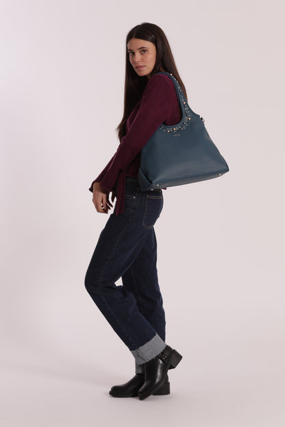 BORSA A SACCA CON BORCHIE