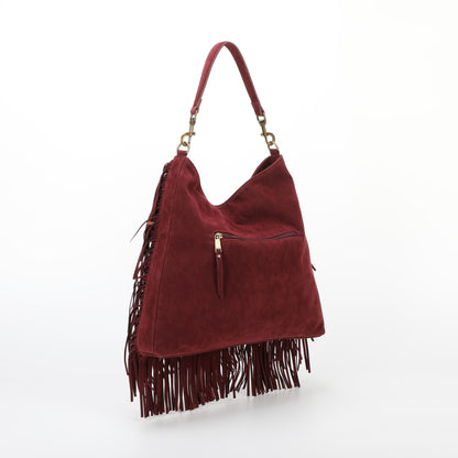 BORSA A SACCA CON FRANGE