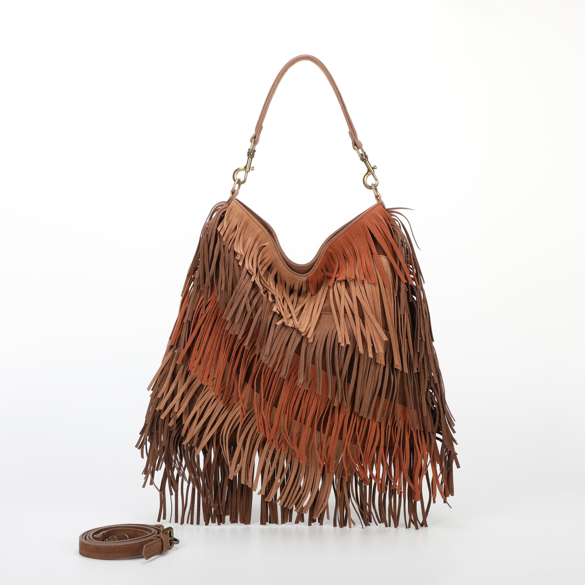 BORSA A SACCA CON FRANGE
