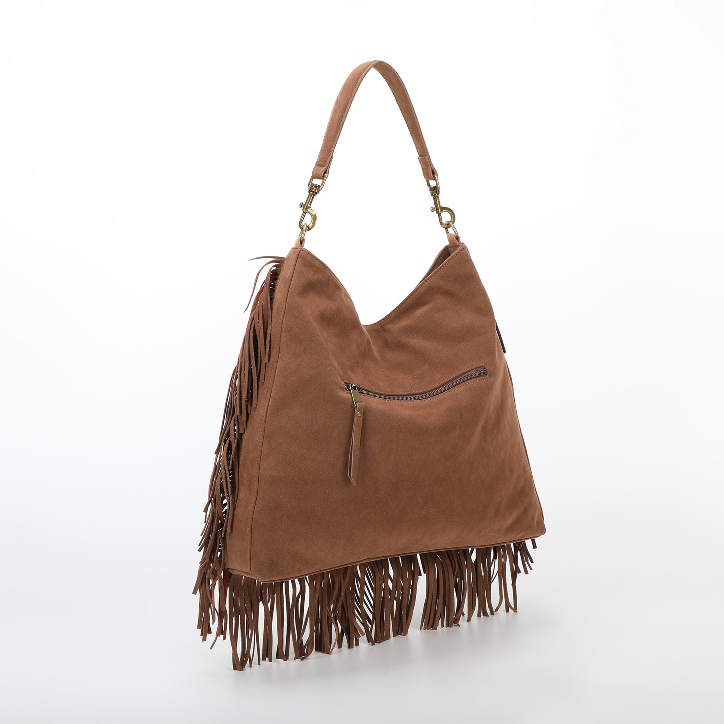 BORSA A SACCA CON FRANGE