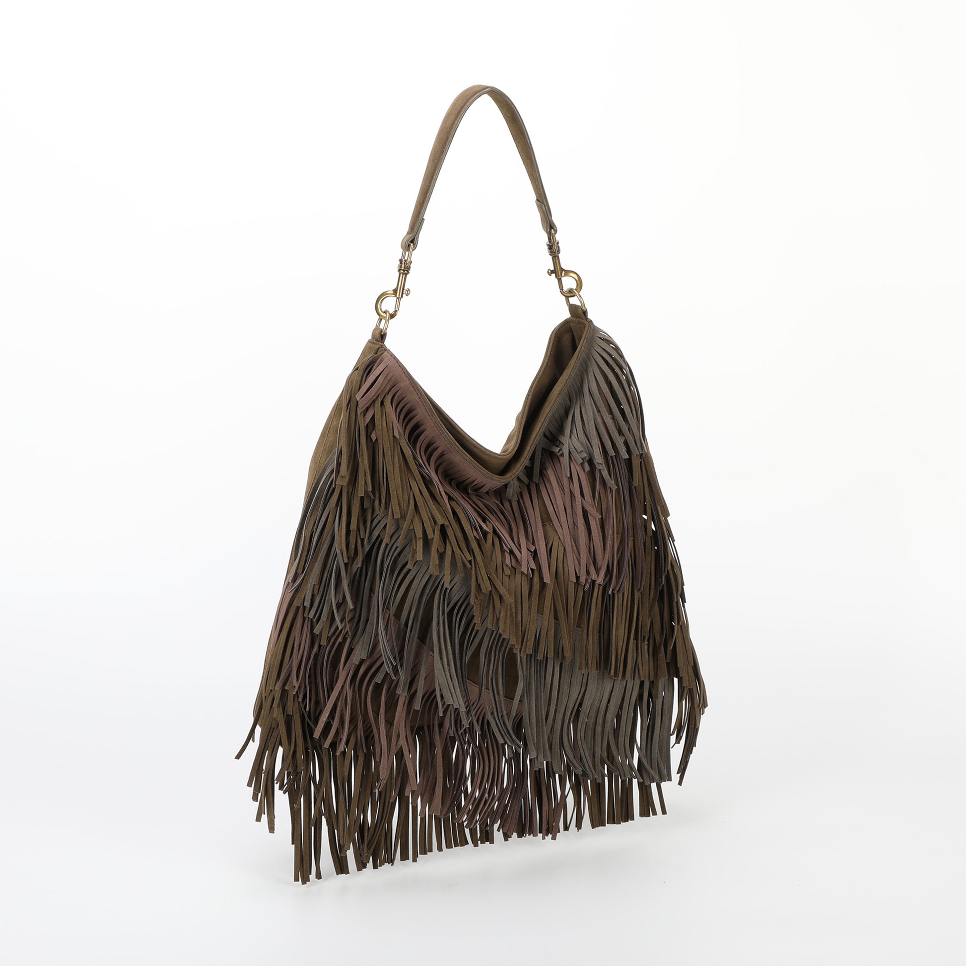 BORSA A SACCA CON FRANGE