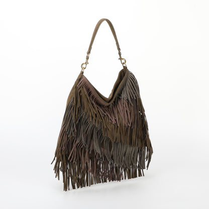BORSA A SACCA CON FRANGE