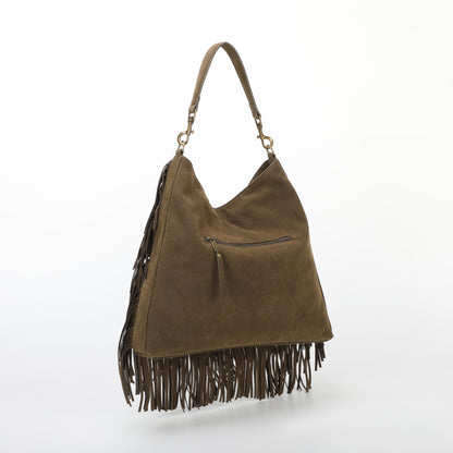 BORSA A SACCA CON FRANGE