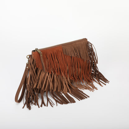 BORSA A BUSTA CON FRANGE