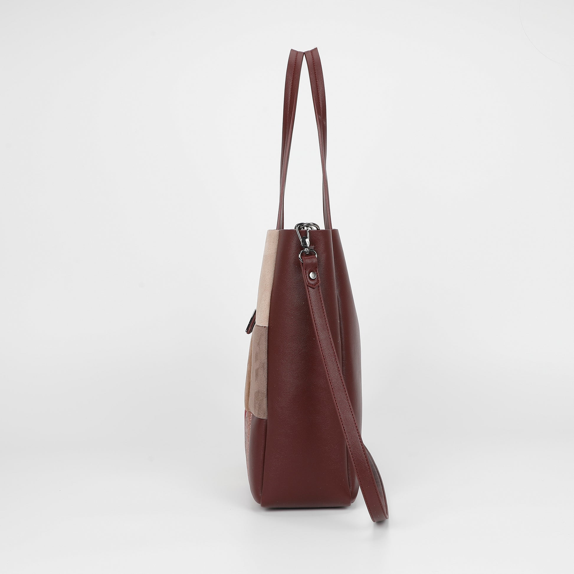 BORSA SHOPPER PATCHWORK VERTICALI