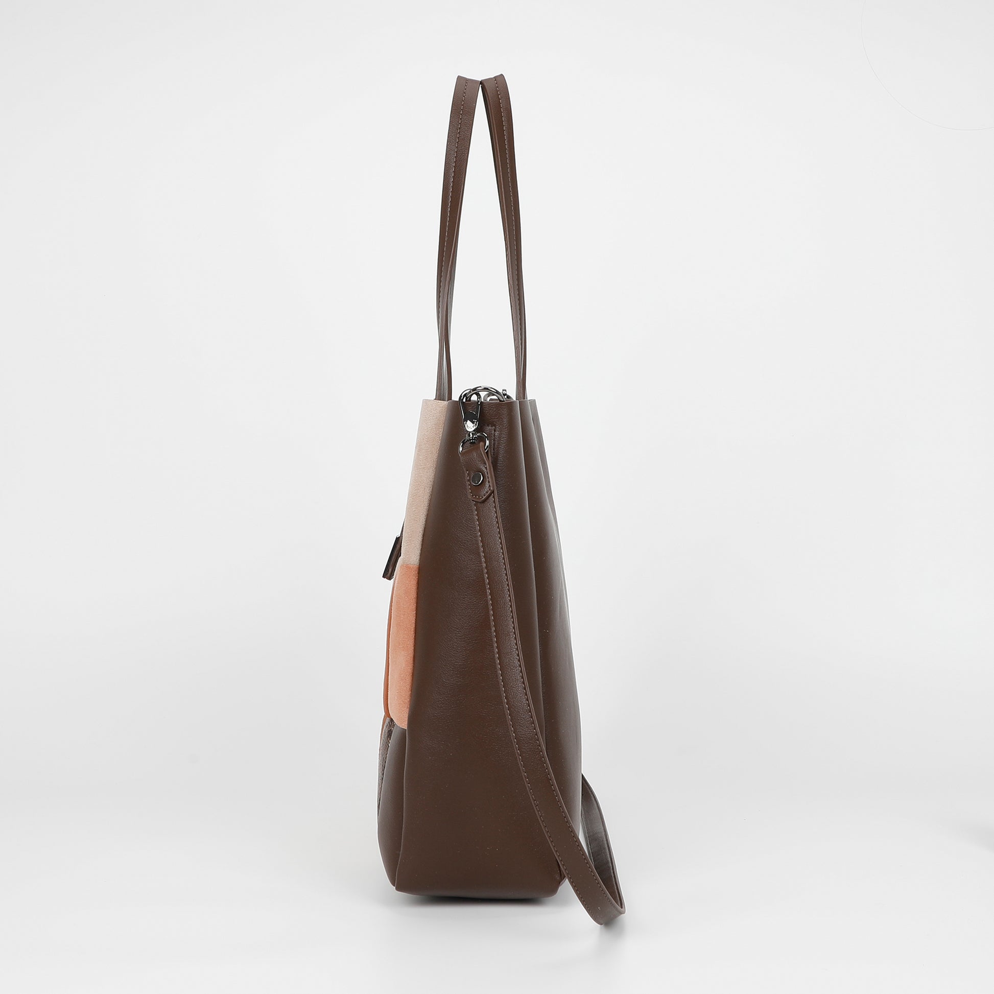 BORSA SHOPPER PATCHWORK VERTICALI