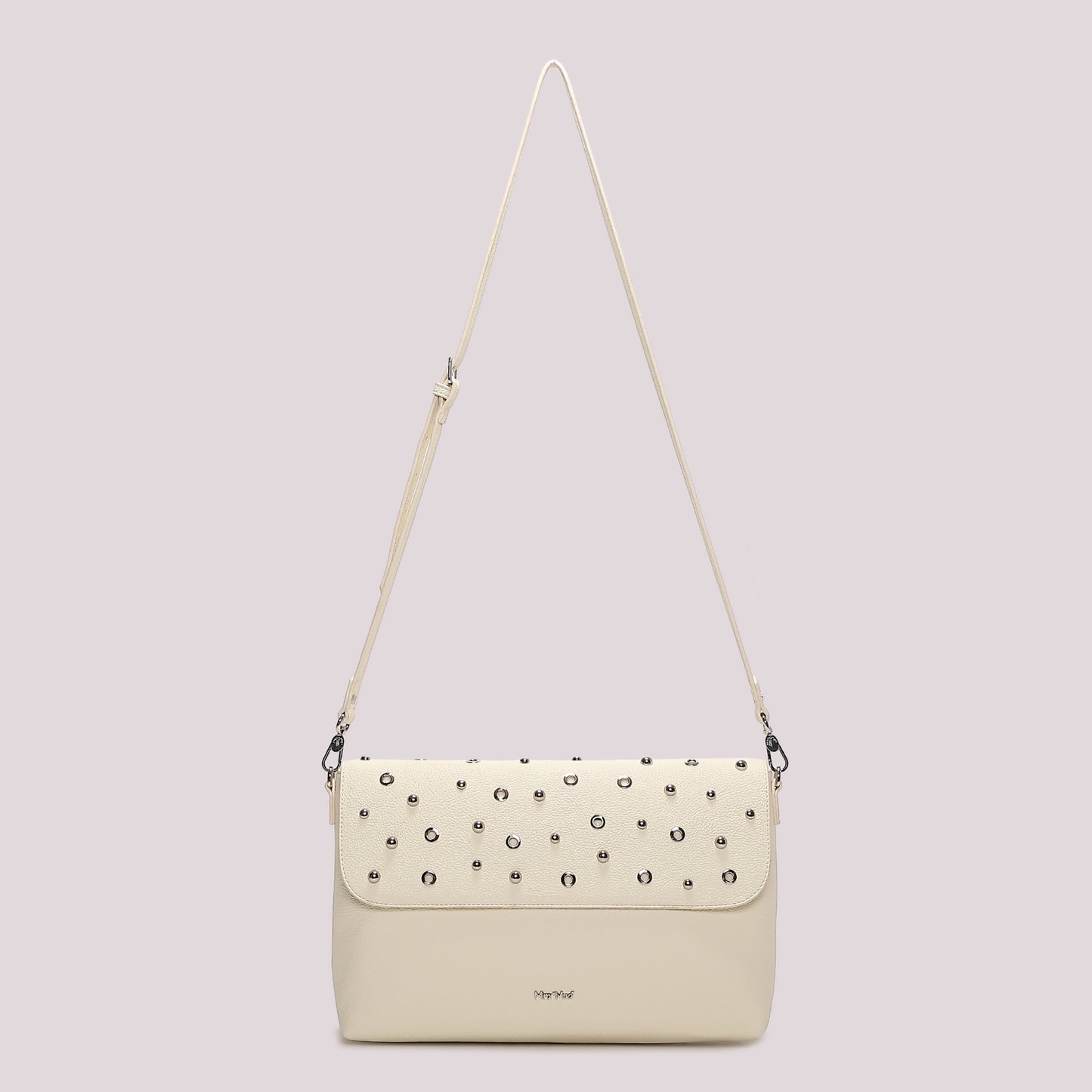 BORSA A BUSTA CON BORCHIE E OCCHIELLI