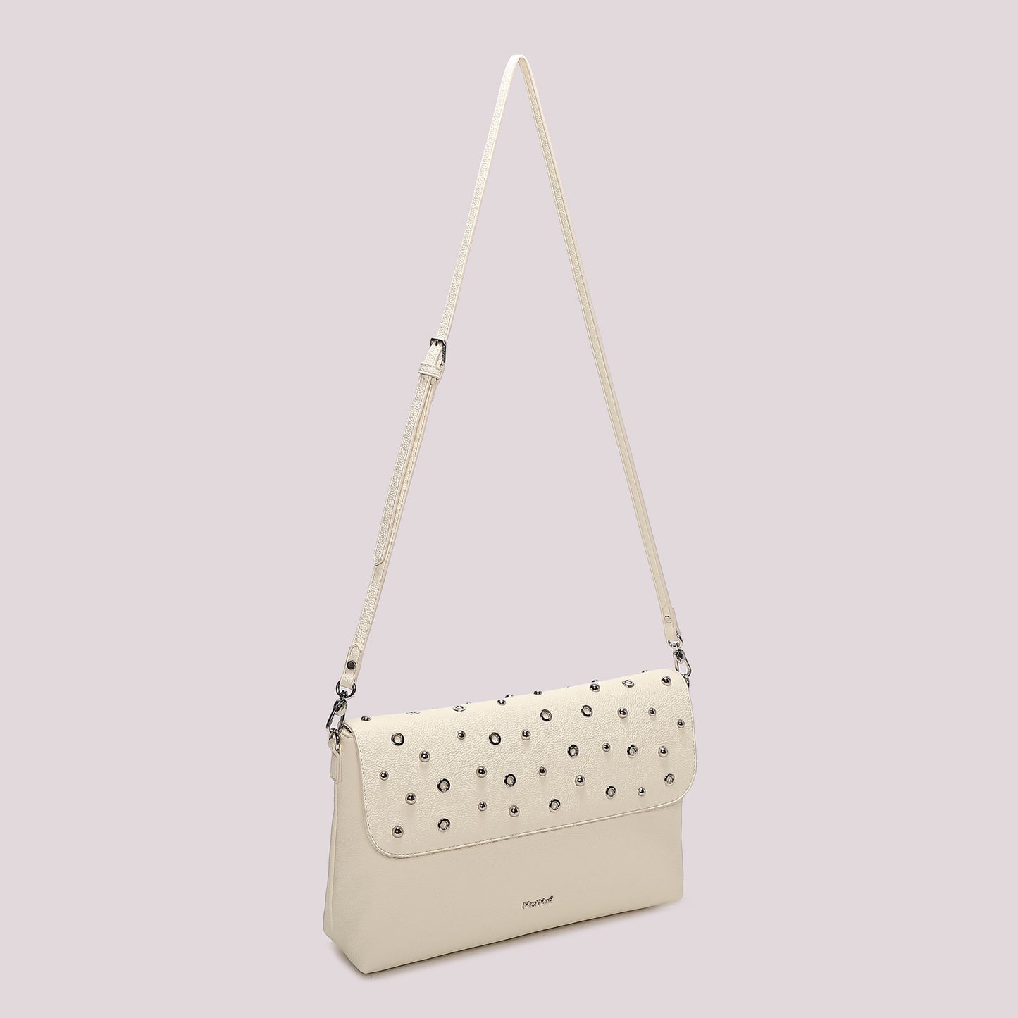 BORSA A BUSTA CON BORCHIE E OCCHIELLI