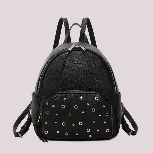 ZAINO CON BORCHIE E OCCHIELLI