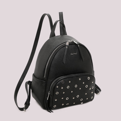 ZAINO CON BORCHIE E OCCHIELLI