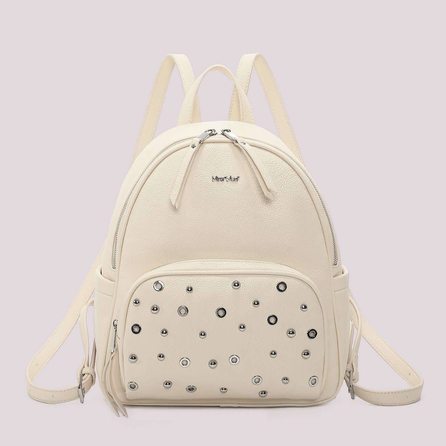 ZAINO CON BORCHIE E OCCHIELLI