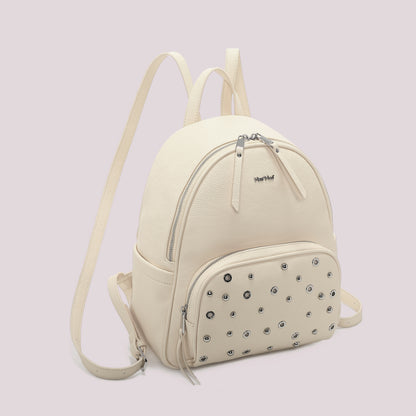 ZAINO CON BORCHIE E OCCHIELLI