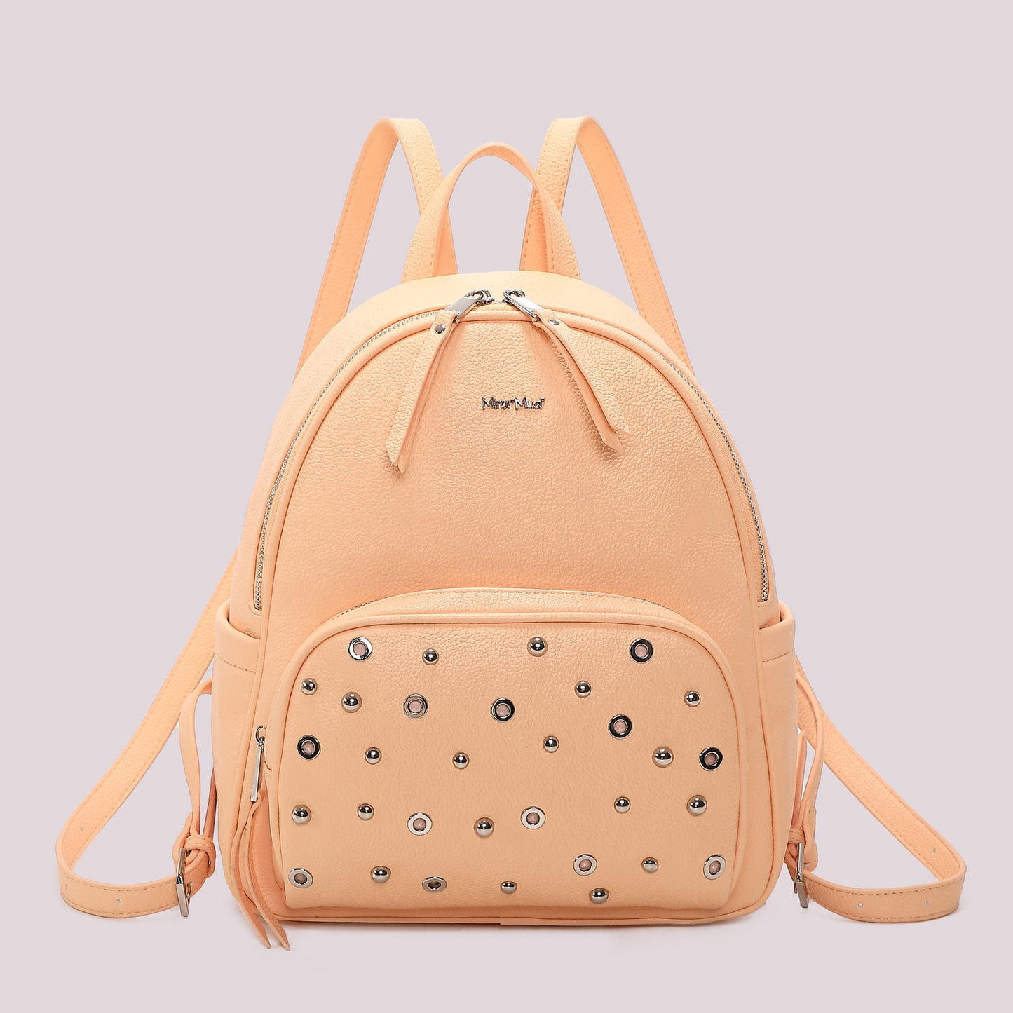 ZAINO CON BORCHIE E OCCHIELLI