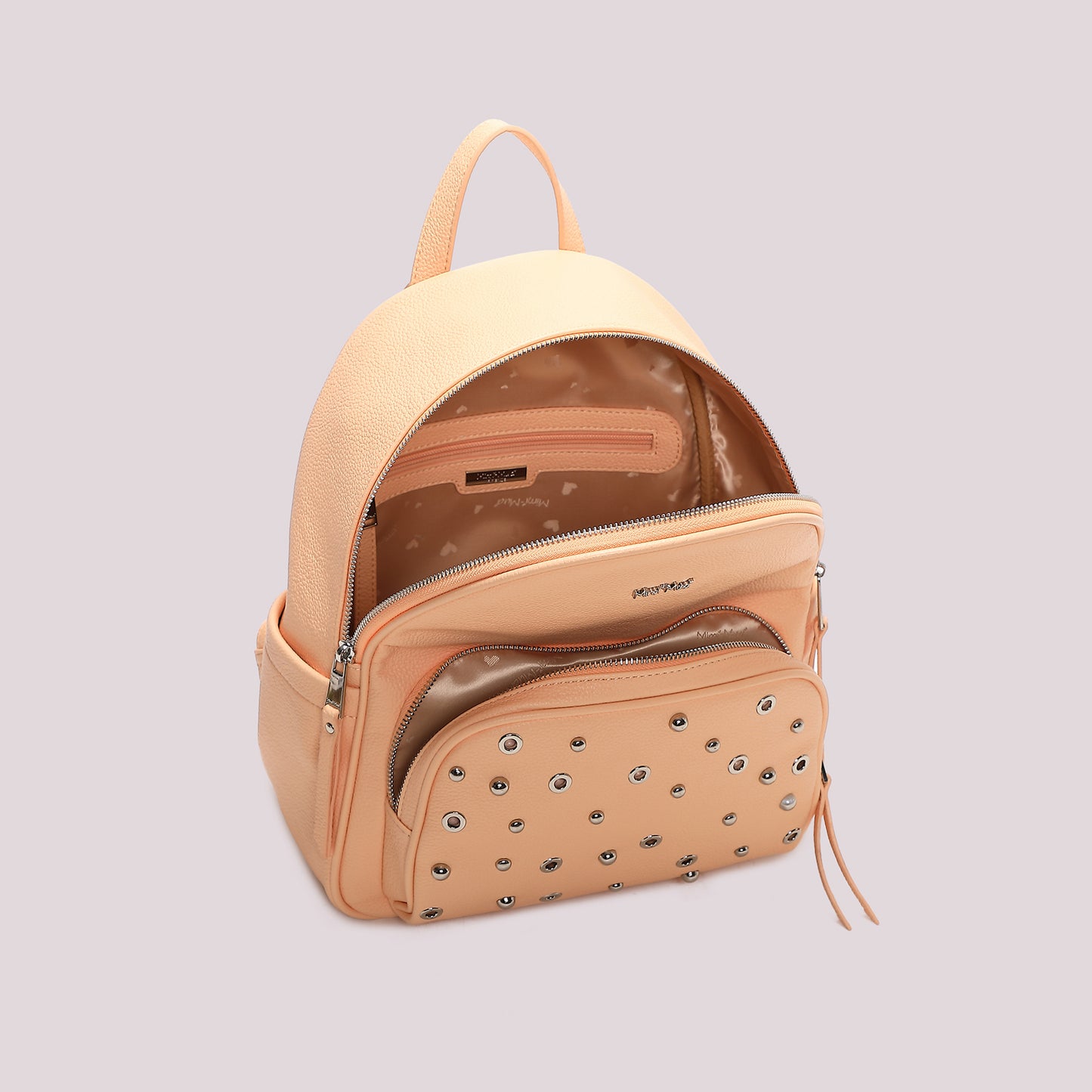 ZAINO CON BORCHIE E OCCHIELLI