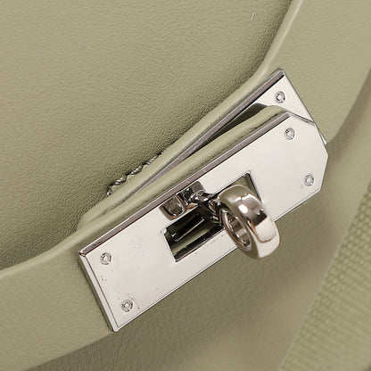 BORSA A SPALLA CON PATTA E CANVAS