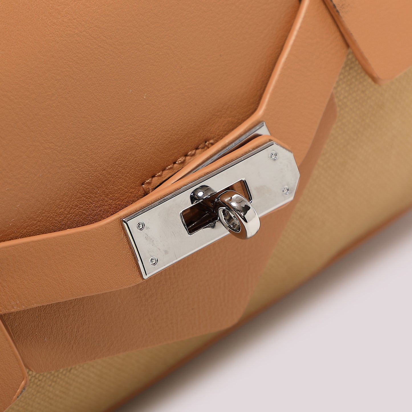 BORSA BAULETTO CON PATTA E CANVAS