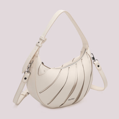 BORSA HOBO CON TAGLI DIAGONALI