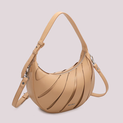 BORSA HOBO CON TAGLI DIAGONALI