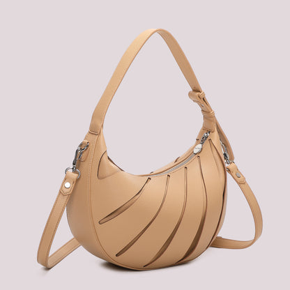 BORSA HOBO CON TAGLI DIAGONALI