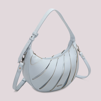 BORSA HOBO CON TAGLI DIAGONALI