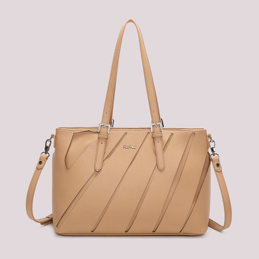 BORSA SHOPPING CON TAGLI DIAGONALI