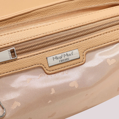 BORSA A TRACOLLA CON TAGLI DIAGONALI