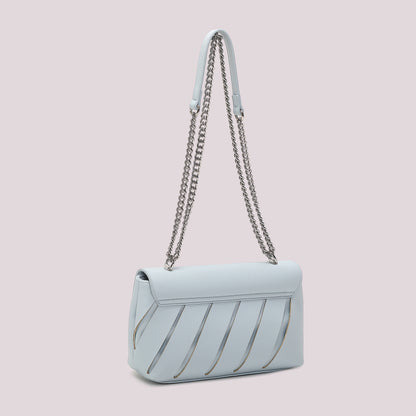 BORSA A TRACOLLA CON TAGLI DIAGONALI