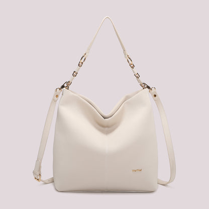 BORSA A SPALLA CON CATENA SUL MANICO