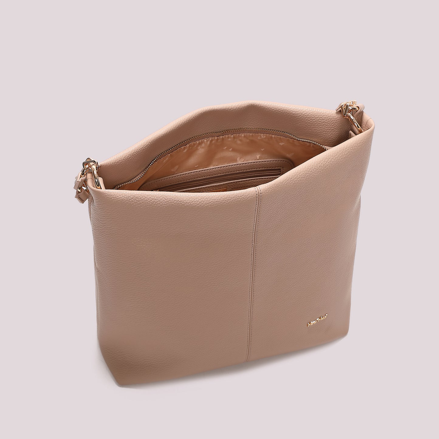 BORSA A SPALLA CON CATENA SUL MANICO