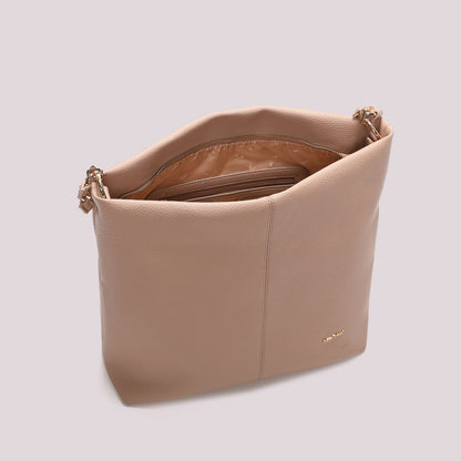 BORSA A SPALLA CON CATENA SUL MANICO