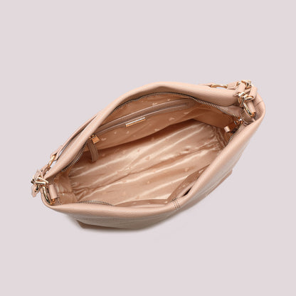 BORSA A SPALLA CON CATENA SUL MANICO