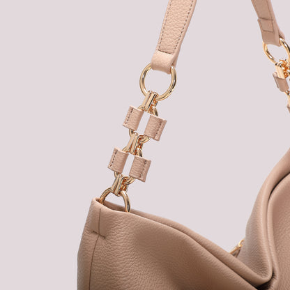 BORSA A SPALLA CON CATENA SUL MANICO