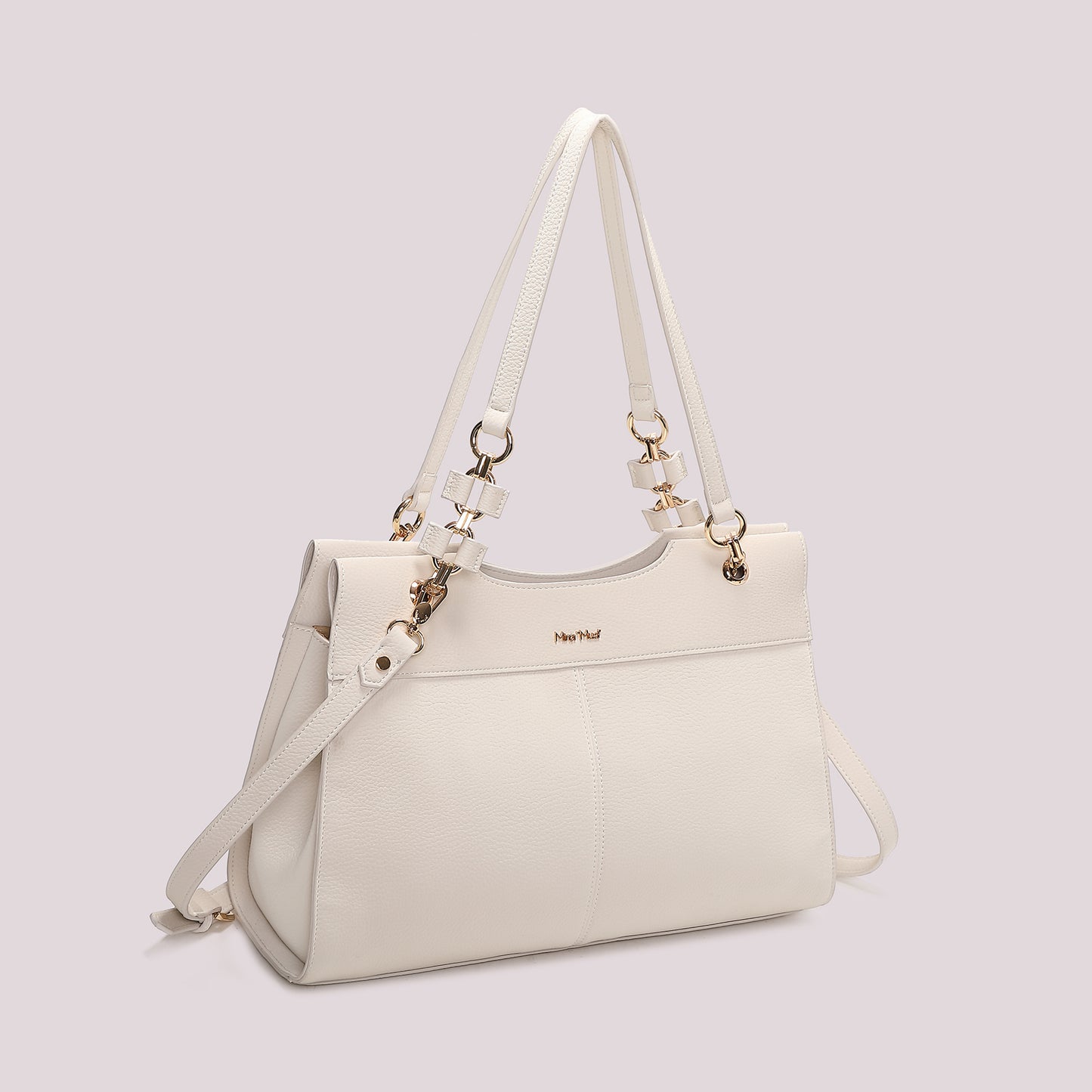 BORSA A SPALLA CON CATENA SUI MANICI