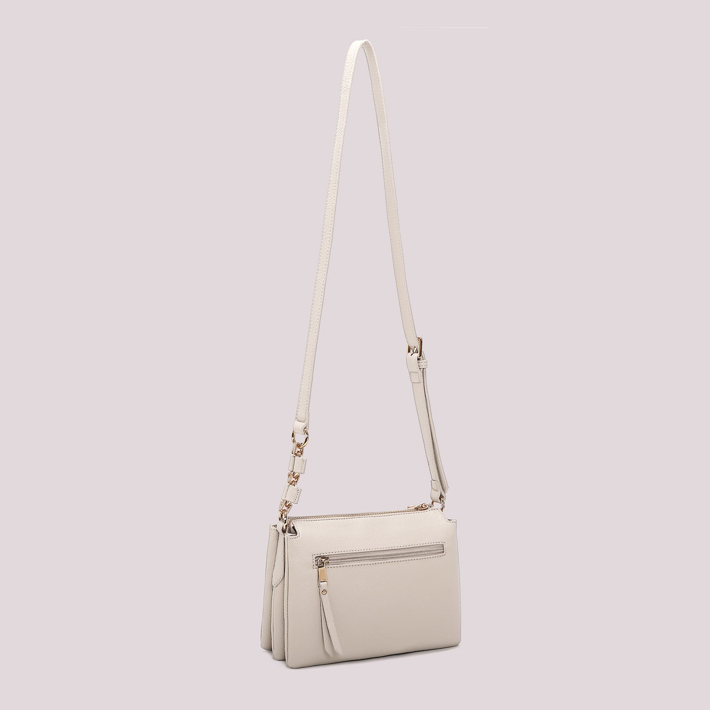 BORSA A TRACOLLA CON CATENA SUL MANICO