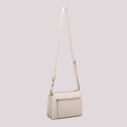 BORSA A TRACOLLA CON CATENA SUL MANICO