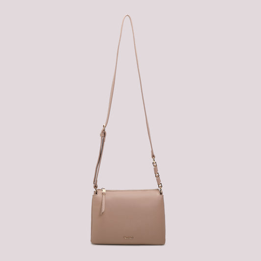 BORSA A TRACOLLA CON CATENA SUL MANICO