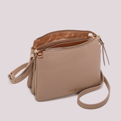 BORSA A TRACOLLA CON CATENA SUL MANICO