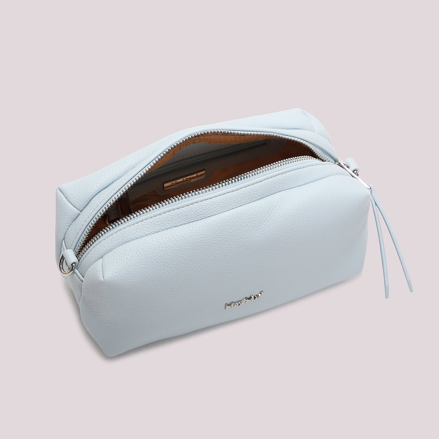 BORSA A SPALLA CON DETTAGLIO ZIP SUL MANICO