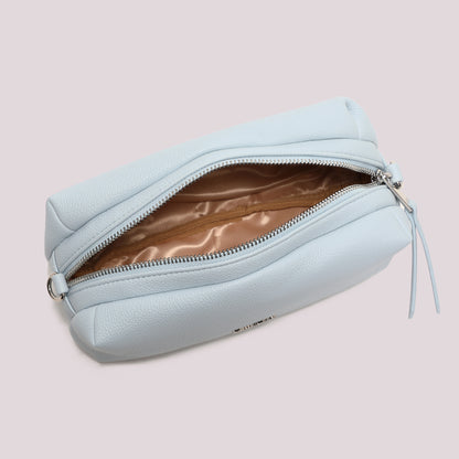 BORSA A SPALLA CON DETTAGLIO ZIP SUL MANICO