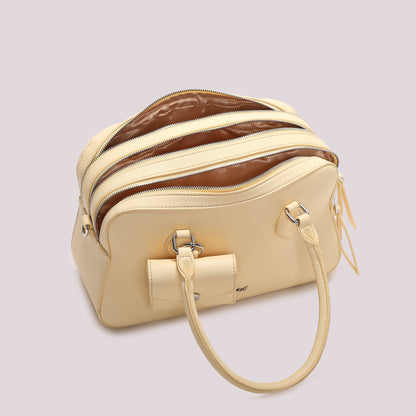 BORSA A SPALLA CON 3 ZIP E BORSINA IN MINIATURA