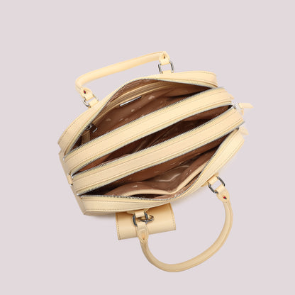 BORSA A SPALLA CON 3 ZIP E BORSINA IN MINIATURA