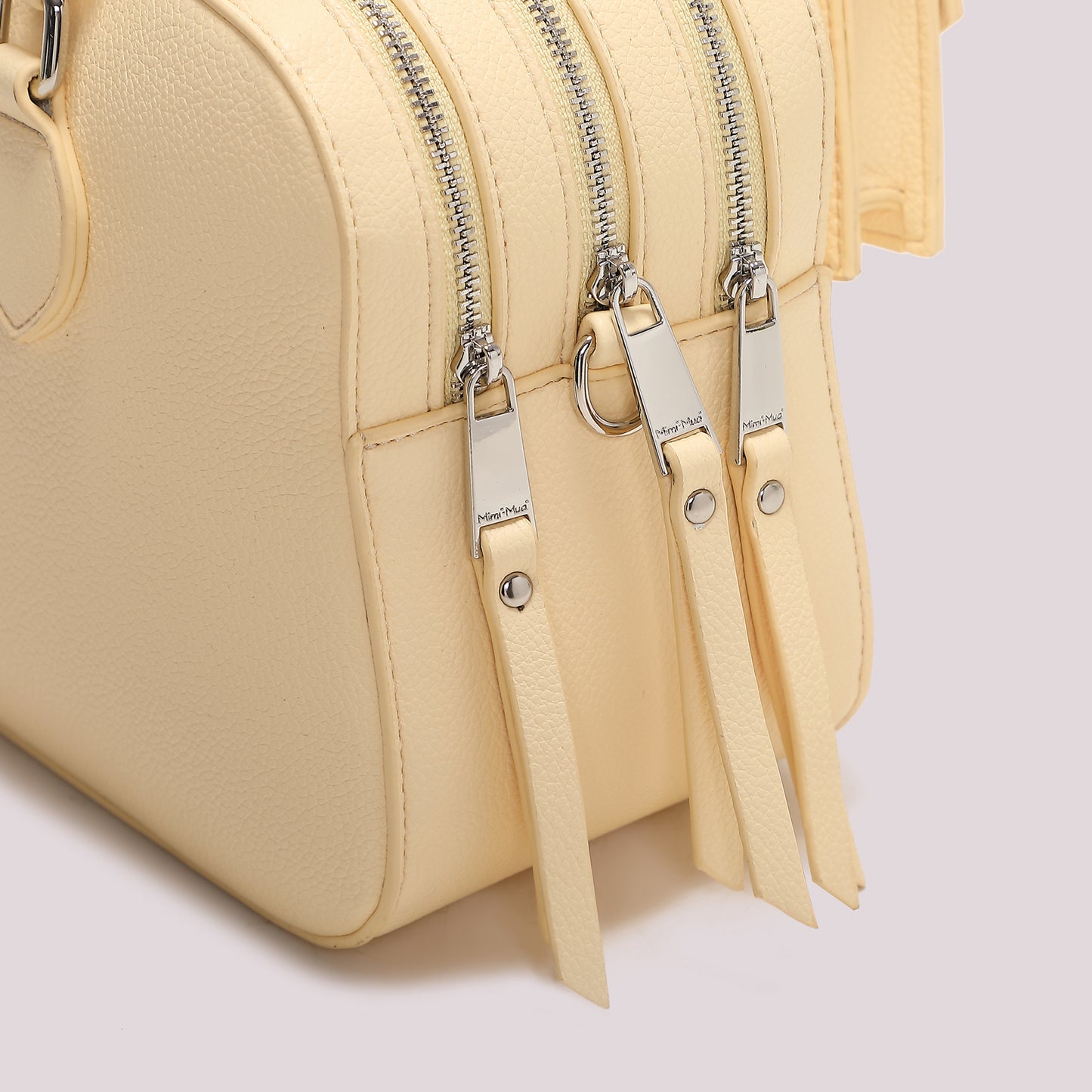 BORSA A SPALLA CON 3 ZIP E BORSINA IN MINIATURA