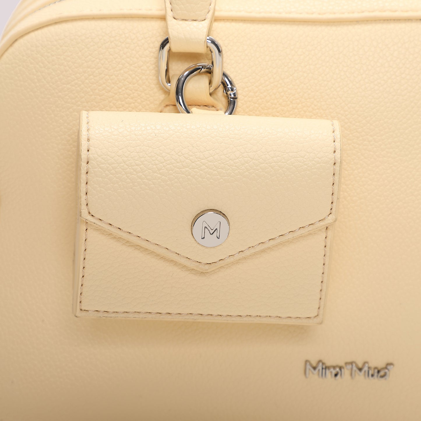 BORSA A SPALLA CON 3 ZIP E BORSINA IN MINIATURA