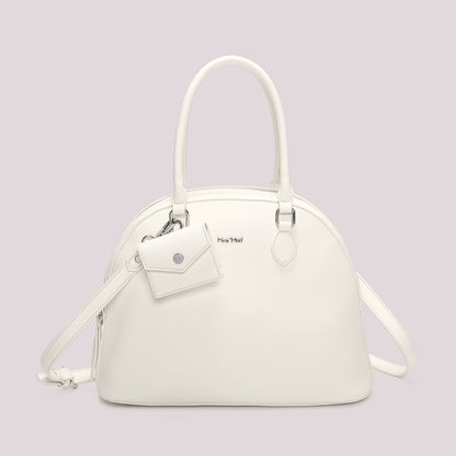 BORSA A SPALLA CON 2 ZIP E BORSINA IN MINIATURA