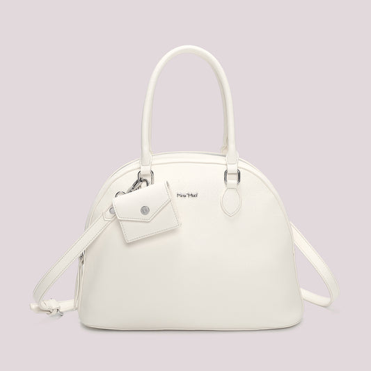 BORSA A SPALLA CON 2 ZIP E BORSINA IN MINIATURA