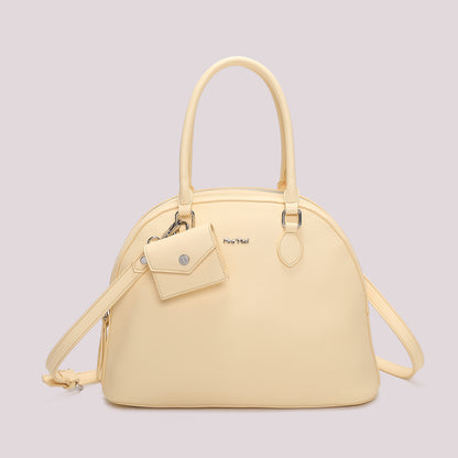 BORSA A SPALLA CON 2 ZIP E BORSINA IN MINIATURA