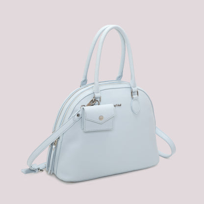 BORSA A SPALLA CON 2 ZIP E BORSINA IN MINIATURA