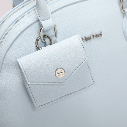 BORSA A SPALLA CON 2 ZIP E BORSINA IN MINIATURA