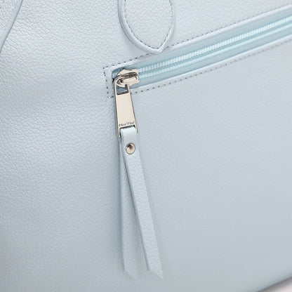 BORSA A SPALLA CON 2 ZIP E BORSINA IN MINIATURA