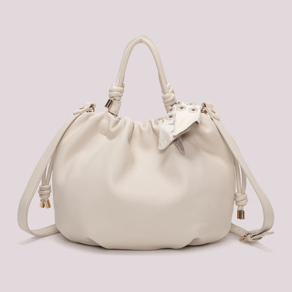 BORSA A MANO CON FOULARD